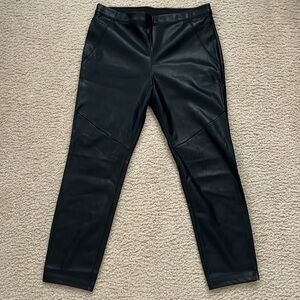 Free People Faux Leather Pants - Size 31
